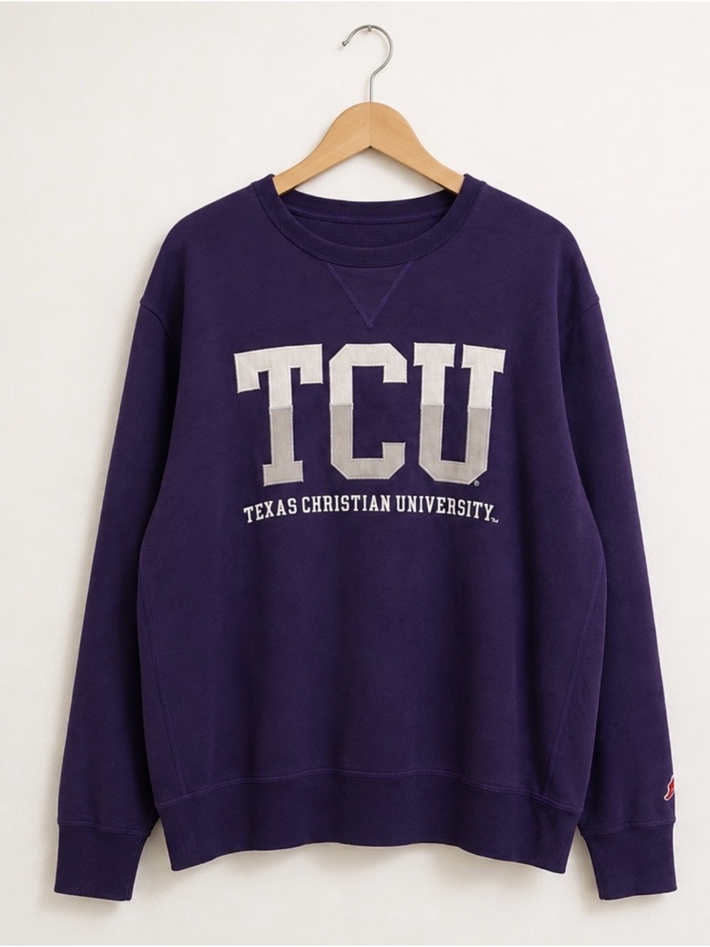 TCU Purple League Crewneck Sweatshirt - Texas Christian University - Size XL